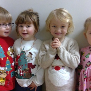  Christmas Jumper Day in Nursery 